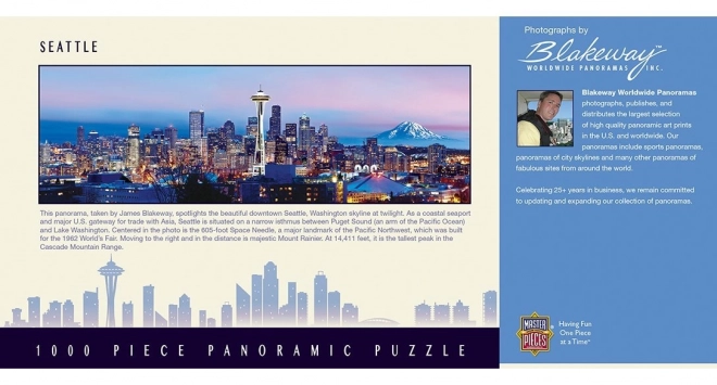 Panoramatické puzzle Seattle 1000 dielikov