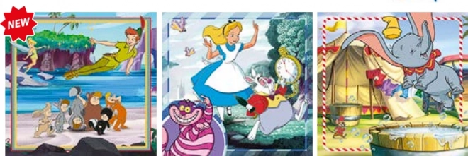 Puzzle 3x48 dielikov - Disney klasiky II