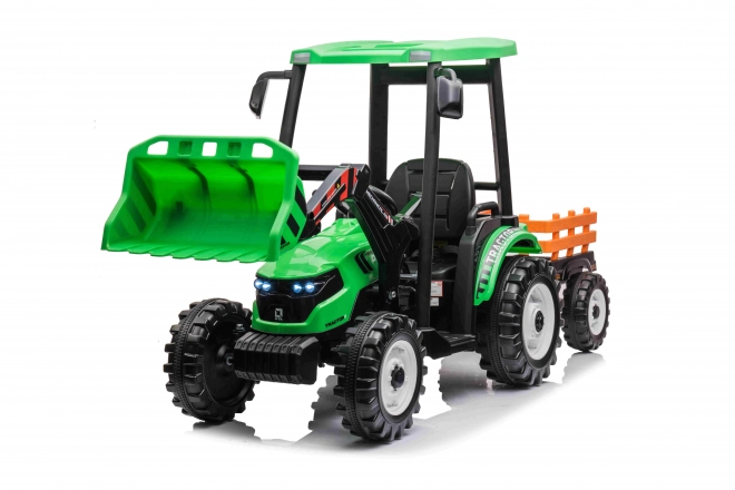 MEGA Traktor D68 s prívesom zelený