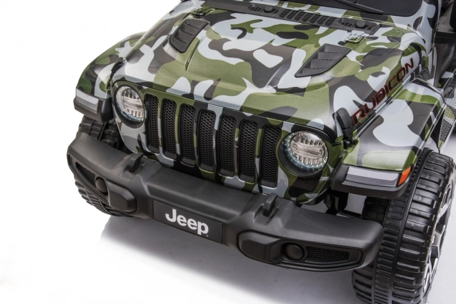 Jeep na akumulátor Wrangler Rubicon Kamufláž