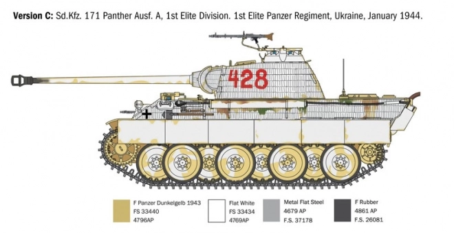 Plastikový model Panther Ausf. A 1/35