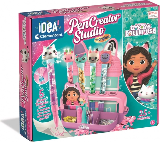 Sada na výrobu pier GABBY’S DOLLHOUSE – 5 pier CLEMENTONI