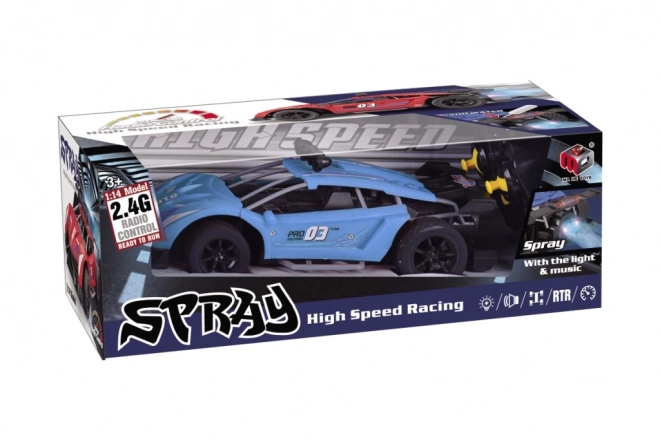 RC auto s mlhovým efektom