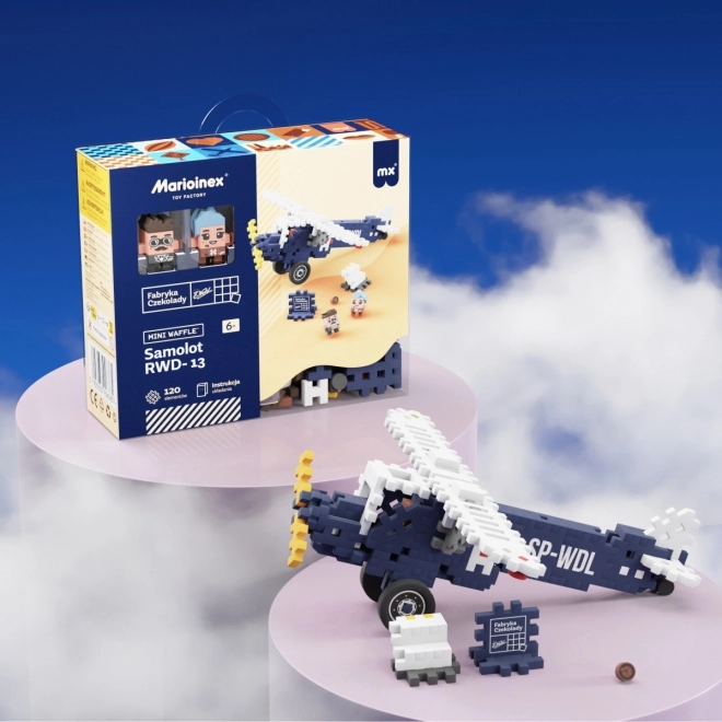 Kocky Mini Waffle Wedel - Lietadlo RWD-13 120 dielov