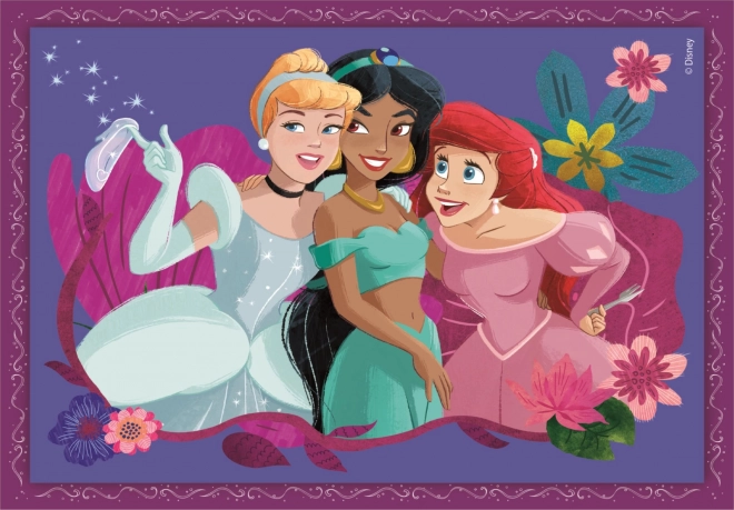 Puzzle Disney Princezné 4v1