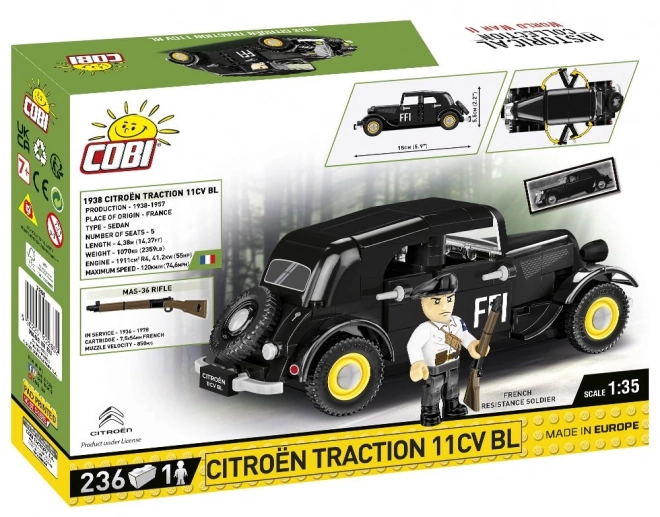 Citroen Traction 11CV Bl - model na postavenie