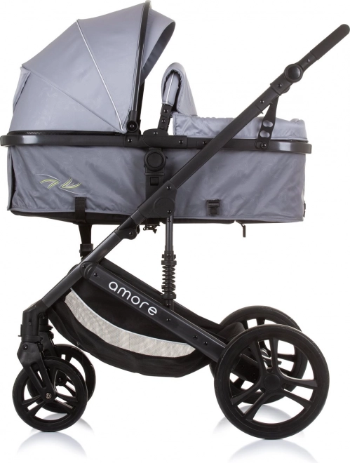 Chipolino kočík kombinovaný Amore 2v1 Ash Grey