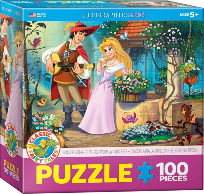 Puzzle Pieseň pre princeznú 100 dielikov