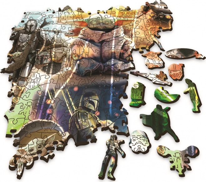 Drevené puzzle The Mandalorian: Záhadný Grogu