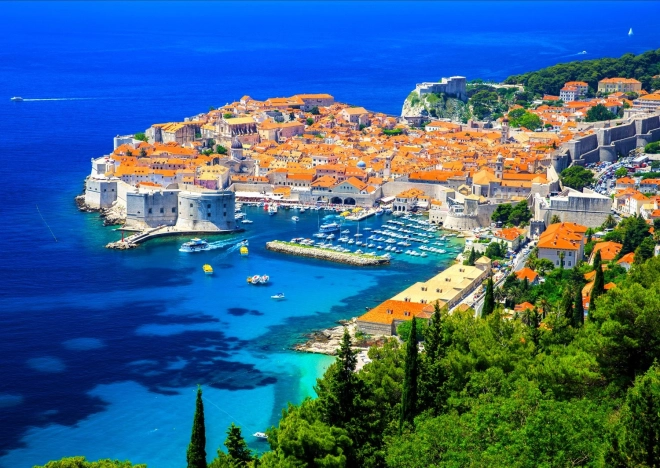 Puzzle Staré Mesto Dubrovník, Chorvátsko 1000 Dielikov