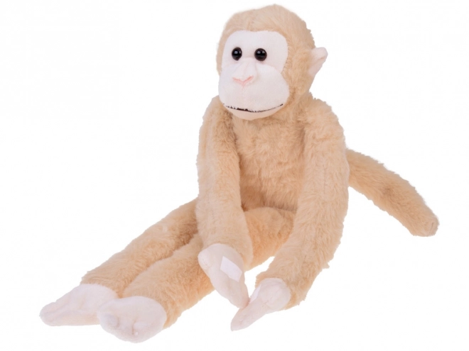 Závesný maskot opice bielej farby