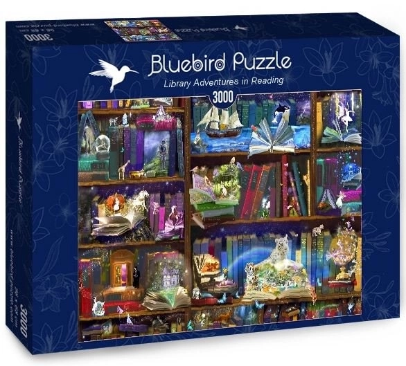 Puzzle Dobrodružná Knižnica 3000 Dielikov