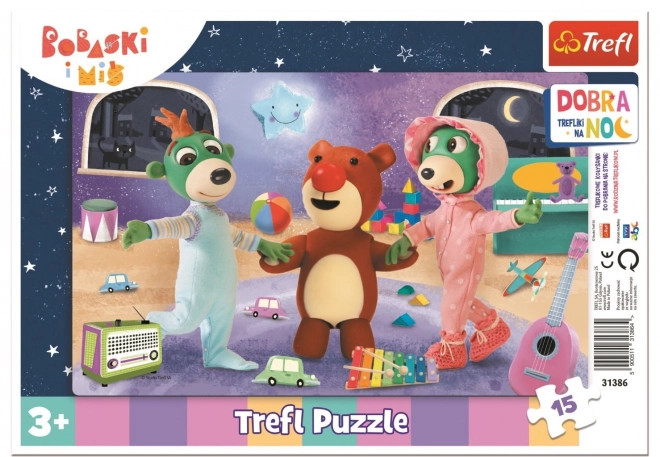 Trefl puzzle Dobranoc Trefliki na noc