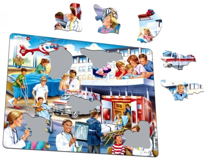 Larsen Puzzle Nemocnica 25 Dielikov