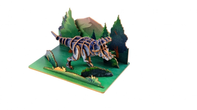 3D drevené puzzle Tyrannosaurus Rex