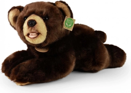 Plyšový ležiaci medvedík 32 cm ECO Friendly