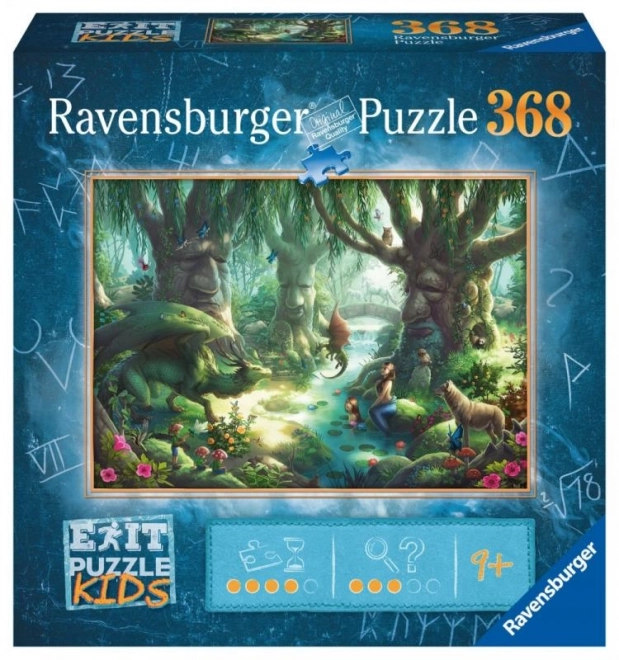 Ravensburger Únikové EXIT Puzzle Kouzelný les 368 dielikov