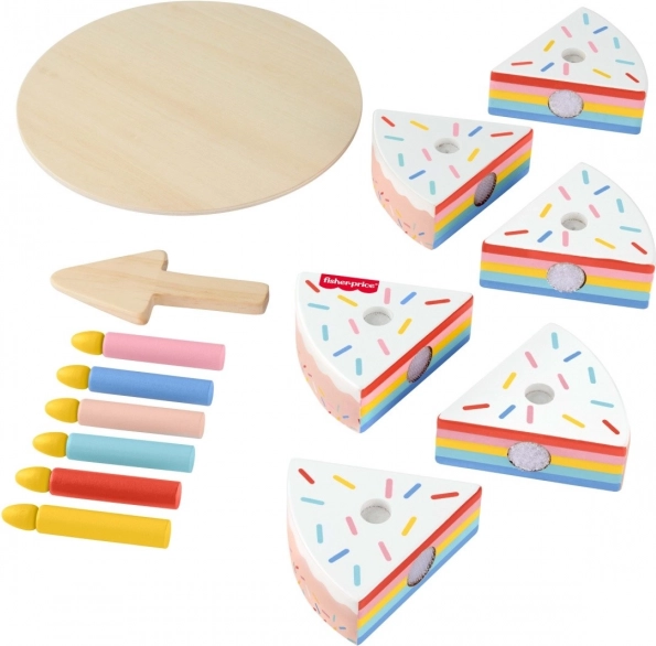 Drevená narodeninová torta Fisher-Price