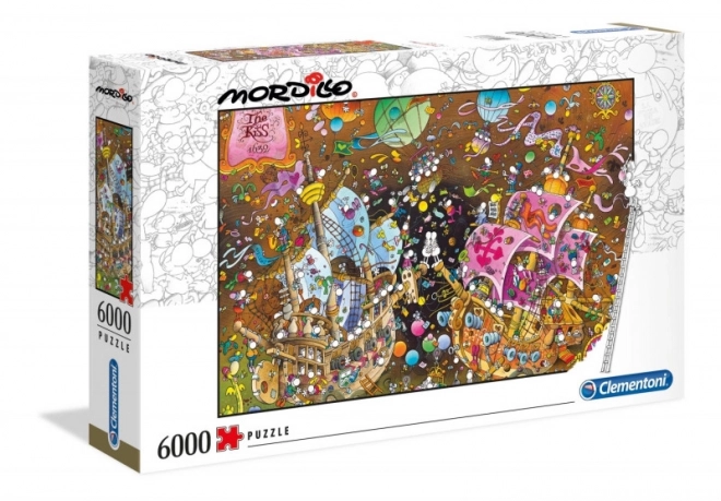 Clementoni Puzzle Mordillo: Bozk 6000 dielikov