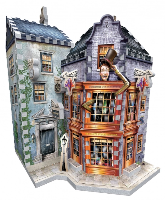 3D puzzle Harry Potter: Kratochvílné a kouzelnické kejkle a Denní věštec