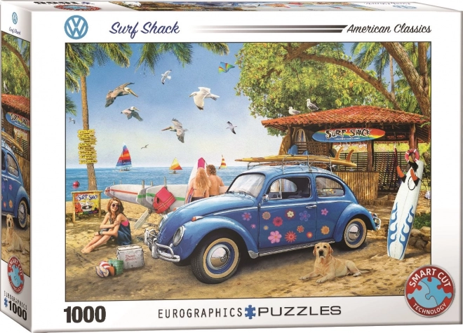 Puzzle VW Brouk a Surfaři 1000 Dielikov