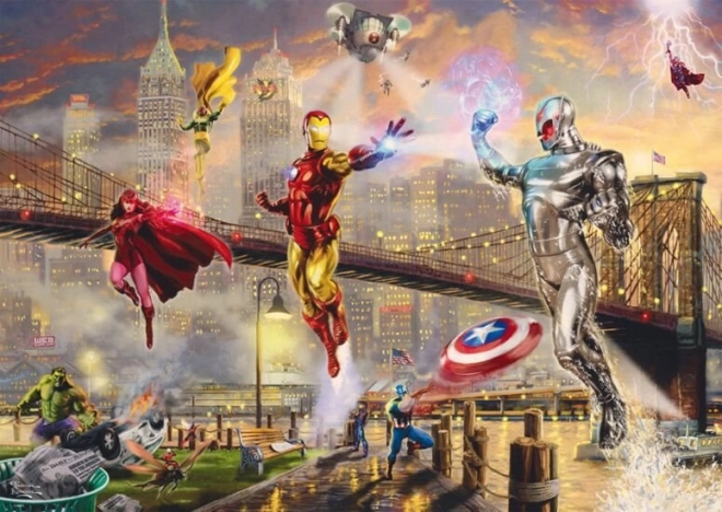 Puzzle Marvel: Iron Man 1000 dielikov