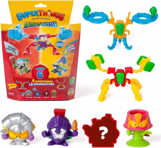 Figúrka SuperThings Mutant Battle 6 ks