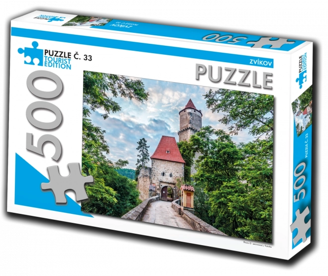 Tourist edícia puzzle Zvíkov 500 dielikov