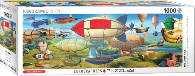 Panoramatické puzzle Veľký závod 1000 dielikov