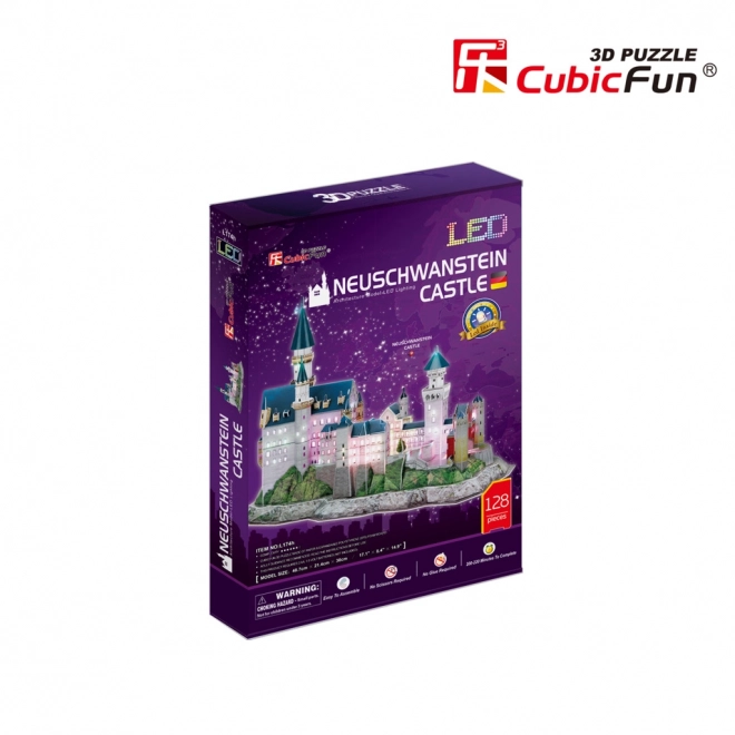 3D puzzle zámok Neuschwanstein