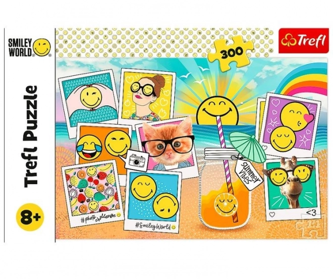 Puzzle Smiley na dovolenke - 300 dielikov