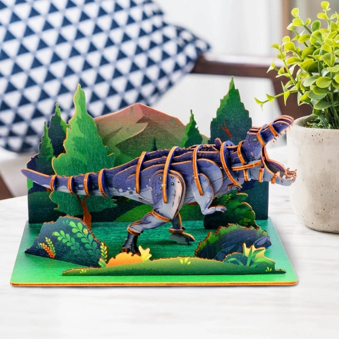 3D drevené puzzle Tyrannosaurus Rex