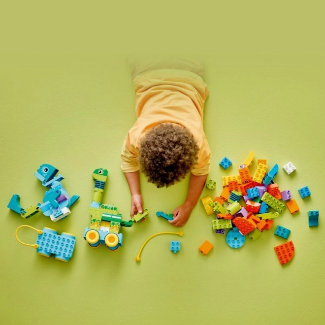 Stavebnica LEGO DUPLO 3 v 1: Dinosaury na Kolieskach