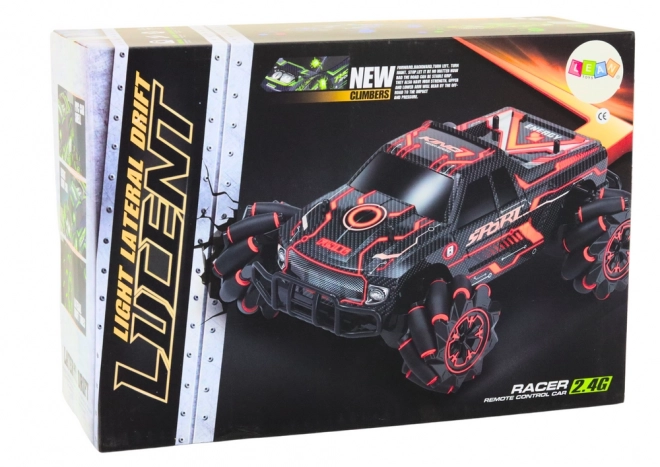 Zábavné modré RC Drift terénne auto