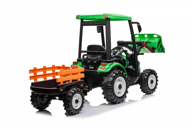 MEGA Traktor D68 s prívesom zelený