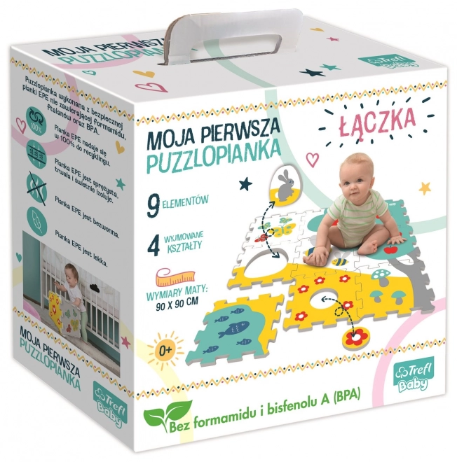 Moje prvé penové puzzle Louka