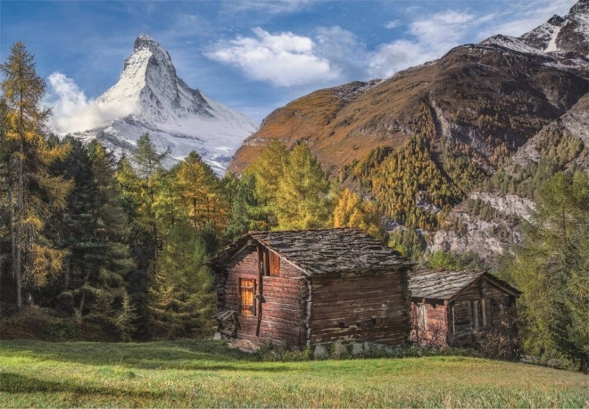 Puzzle 500 dielikov Hq Malebný Matterhorn