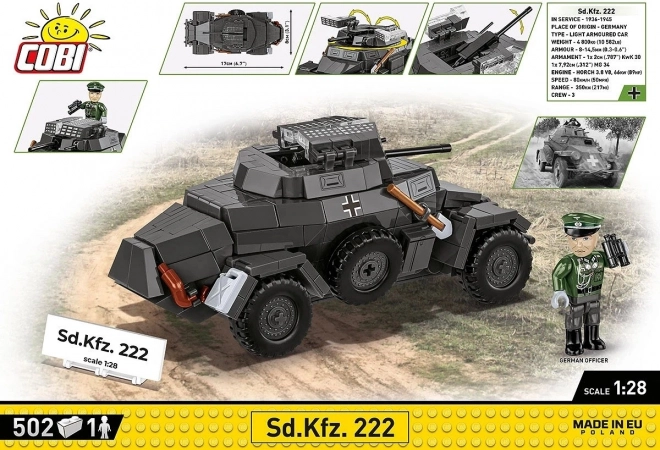 Sada stavebnice Sd.Kfz. 222