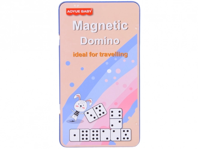 Magnetické domino mini cestovná hra pre deti a dospelých