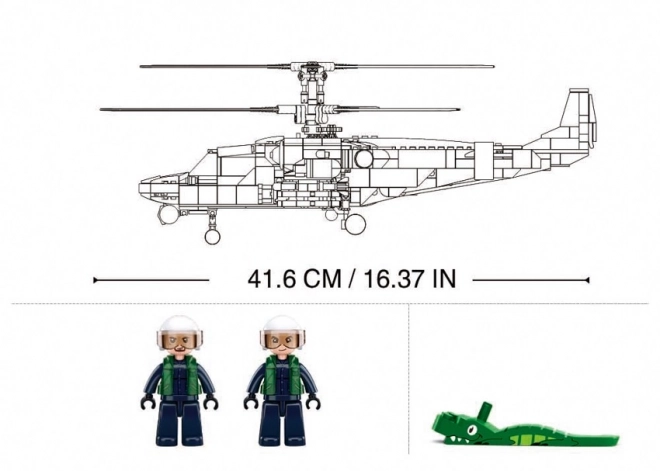 Bojový vrtuľník KA-52S