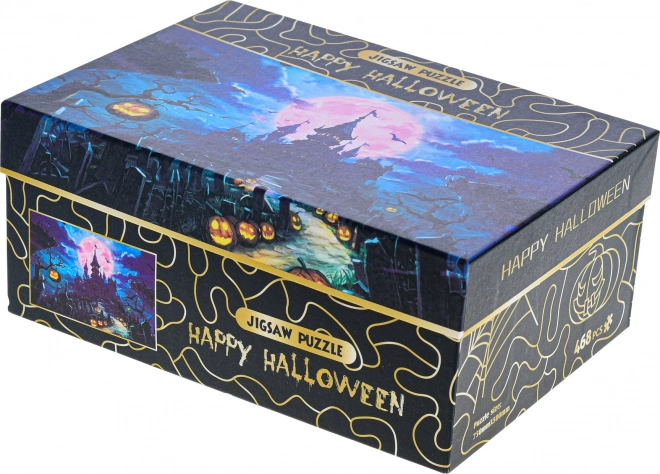 Puzzle Happy Halloween: Strašidelný zámok 468 dielikov