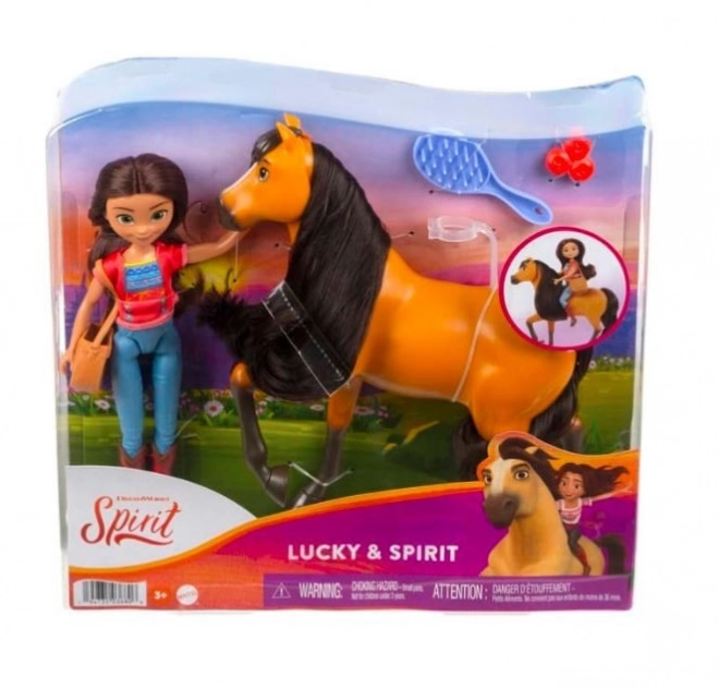 Súprava Spirit Lucky a kôň Mustang