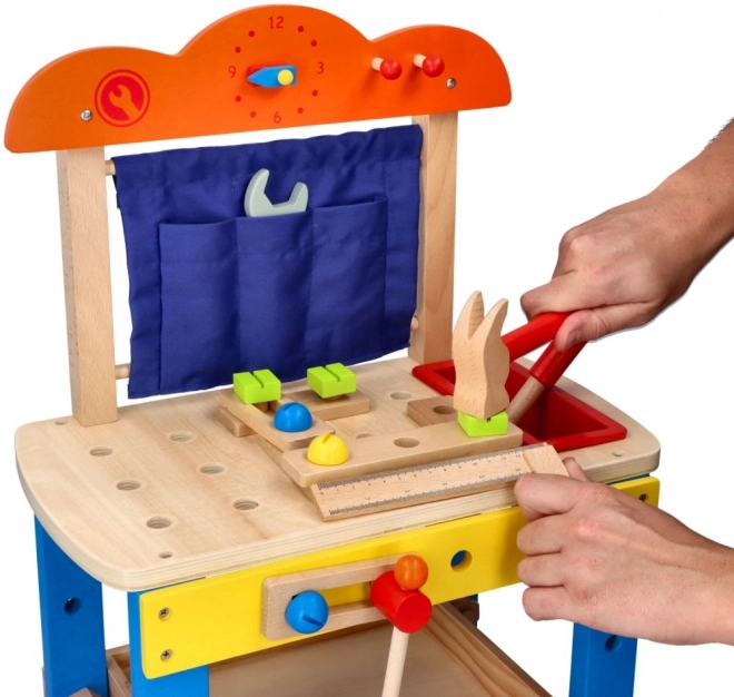 Drevený dielňový set pre malých majstrov