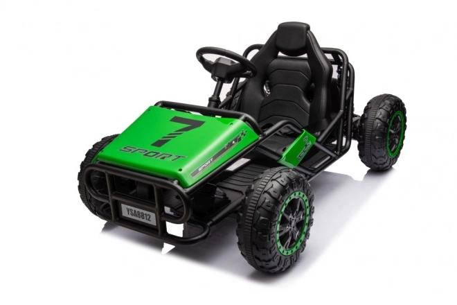 Auto na akumulátor buggy zelene 24V