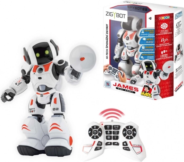 Špionážny robot Zigybot James