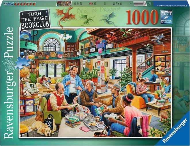 Ravensburger Puzzle Knižný Klub Turn the Page 1000 Dielikov