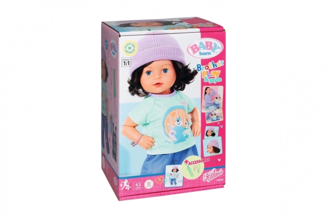 Starší brat BABY born Play & Style, 43 cm