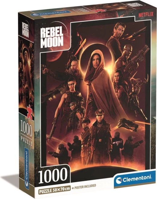 Epický motív REBEL MOON s plagátom