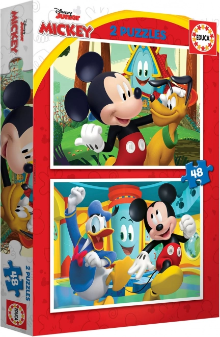 Puzzle Mickey Mouse: Zábavný park