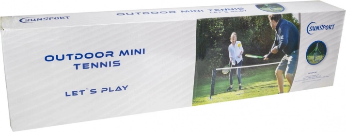 Mini tenis sada so sieťou, loptičkami a raketami
